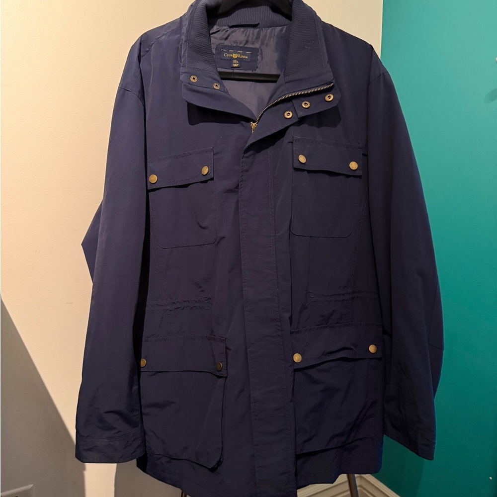 Club Room Dark Blue Military Jacket